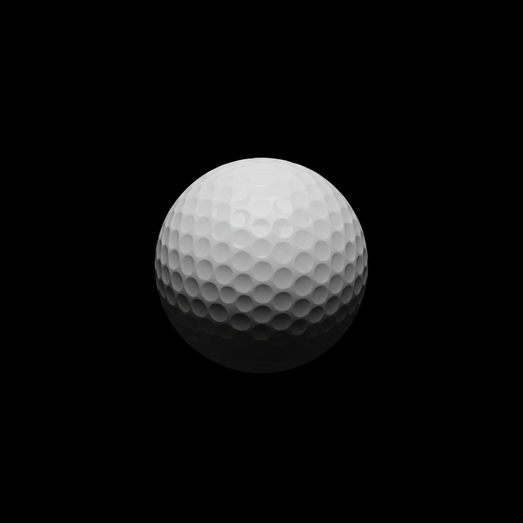 Golf ball flat lighting